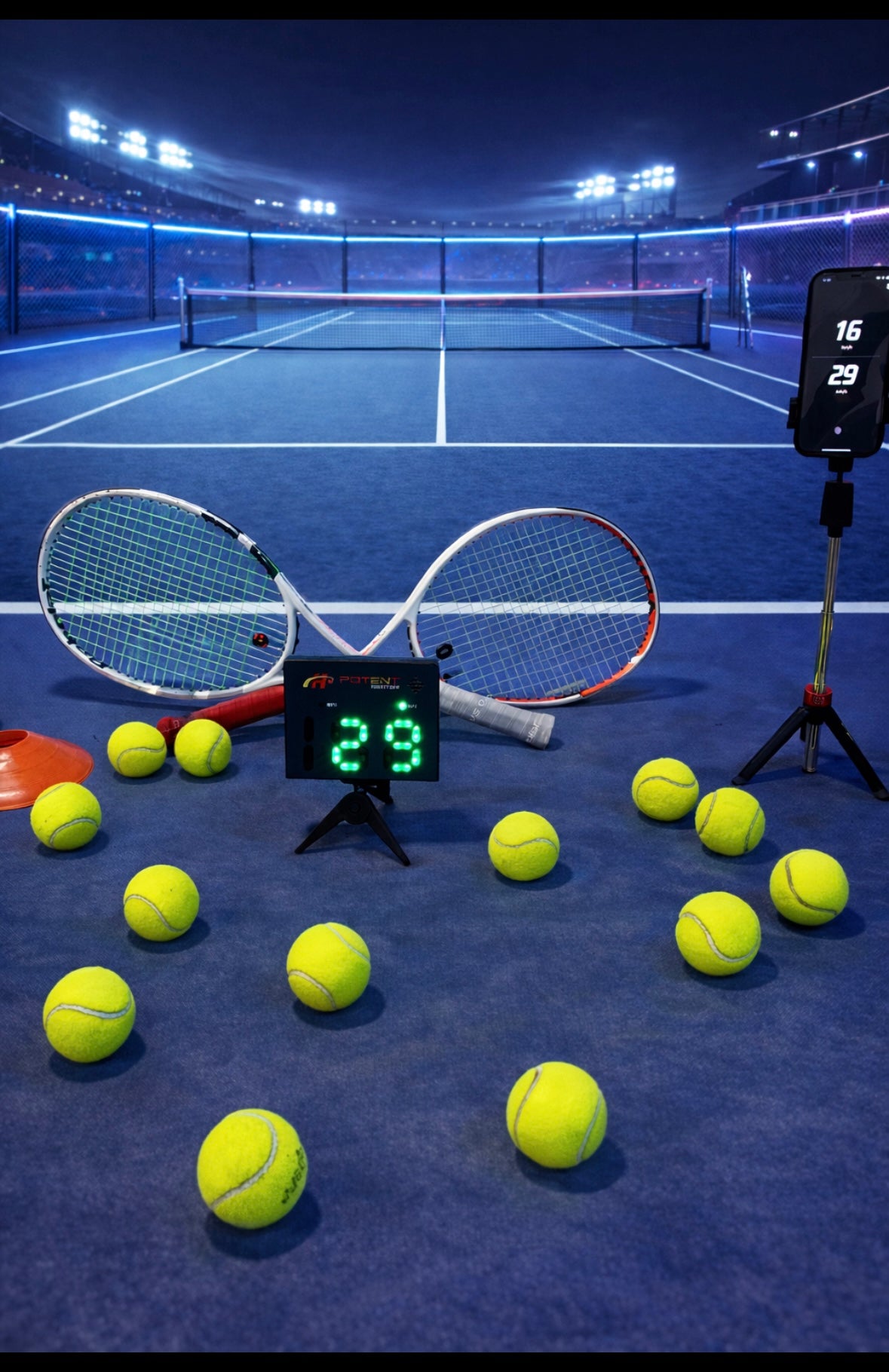 Potent Tennis Speed Radar